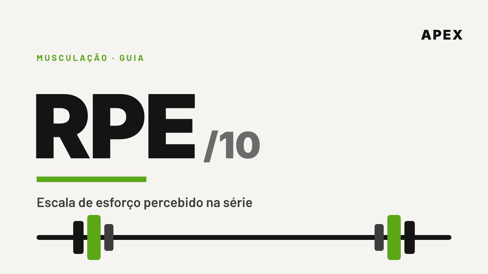 Capa: Escala de esforço percebido na série